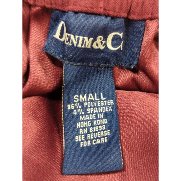 Vintage Denim & Co Women Small 2 pc set slacks and Embroidered Jean Jacket New - Picture 14 of 15